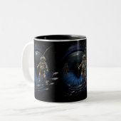 Buddy Diving Zweifarbige Tasse (Vorderseite Links)
