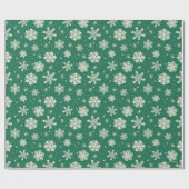 Buddy Elf Snowflake Muster Geschenkpapier (Flach)
