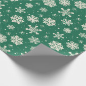 Buddy Elf Snowflake Muster Geschenkpapier (Ecke)