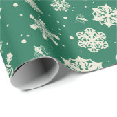 Buddy Elf Snowflake Muster Geschenkpapier (Rolleneckpunkt)