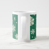 Buddy Elf Snowflake Muster Jumbo-Tasse (Rückseite)