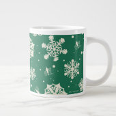 Buddy Elf Snowflake Muster Jumbo-Tasse (Rechts)