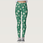 Buddy Elf Snowflake Muster Leggings (Vorderseite)