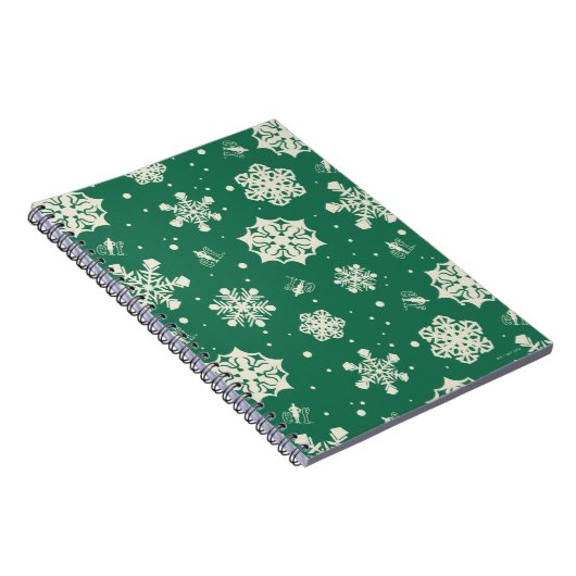 Buddy Elf Snowflake Muster Notizblock (Rechte Seite)