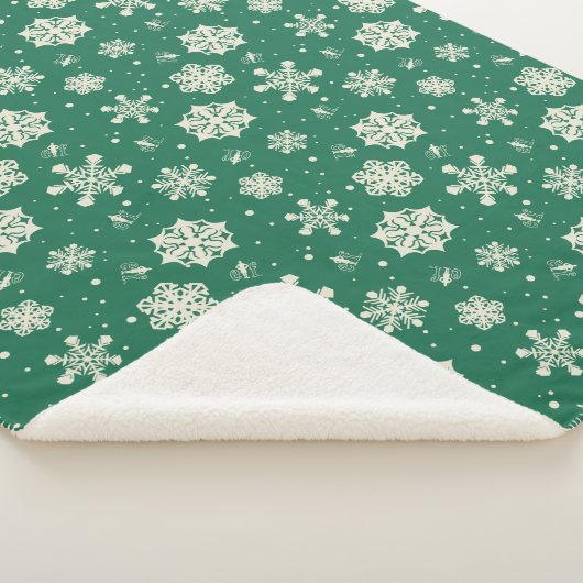 Buddy Elf Snowflake Muster Sherpadecke (3/4)