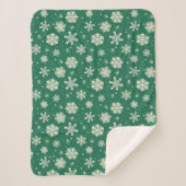 Buddy Elf Snowflake Muster Sherpadecke (Vorderseite)