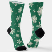 Buddy Elf Snowflake Muster Socken (Gewinkelt)