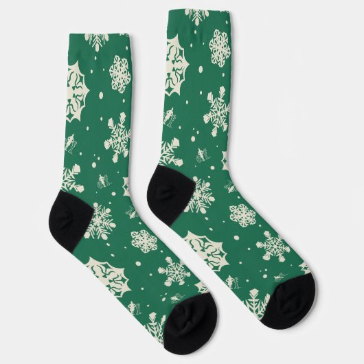 Buddy Elf Snowflake Muster Socken (Rechts)