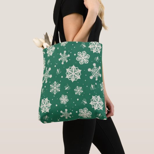 Buddy Elf Snowflake Muster Tasche (Von Nahem)
