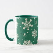 Buddy Elf Snowflake Muster Tasse (Links)