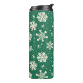 Buddy Elf Snowflake Muster Thermosbecher (Nach links gedreht)