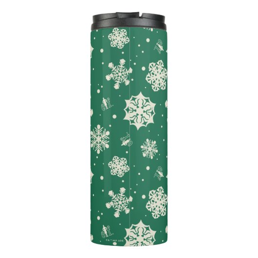 Buddy Elf Snowflake Muster Thermosbecher (Rückseite)