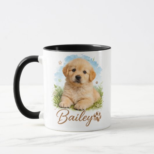 Buddy for Life Pet's Simple Modern Cool Typography Tasse (Links)