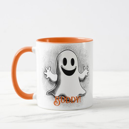 Buddy Ghost Tasse - Fun & Friendly Halloween Vibes (Links)