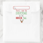 Buddy Gift Labels Quadratischer Aufkleber (Tasche)