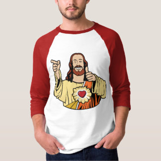 Buddy-Jesus-Baseball-T - Shirt