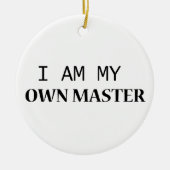 Buddy Keramik Ornament - Minimalistischer Schwarze (Vorne)