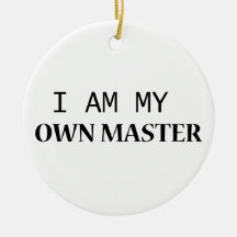 Buddy Keramik Ornament - Minimalistischer Schwarze