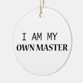 Buddy Keramik Ornament - Minimalistischer Schwarze (Links)