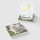 Buddy Liebe Steinuntersetzer (Seitenansicht)