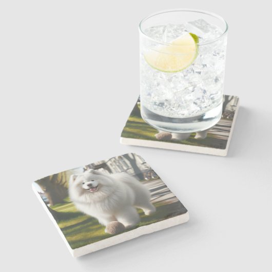 Buddy Liebe Steinuntersetzer (Seitenansicht)