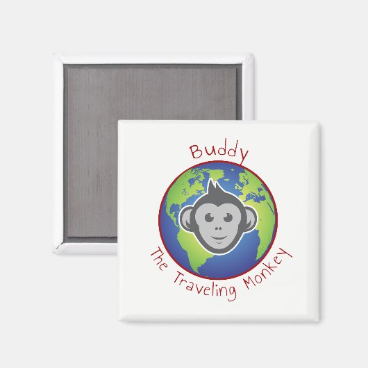 Buddy Logo Magnet, Platz Magnet (Vorderseite/Rückseite)