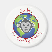Buddy Logo Magnet, rund Magnet (Vorne)