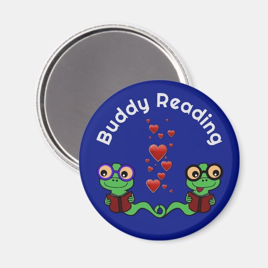 Buddy Reading Magnet (Vorderseite/Rückseite)