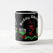 Buddy Reading Zweifarbige Tasse (VorderseiteRechts)