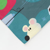 Buddy the Elf and Characters Aquamarin Pattern Fleecedecke (Ecke)