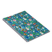 Buddy the Elf and Characters Aquamarin Pattern Notizblock (Rechte Seite)