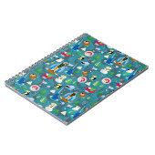 Buddy the Elf and Characters Aquamarin Pattern Notizblock (Linke Seite)