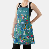 Buddy the Elf and Characters Aquamarin Pattern Schürze (InSitu)