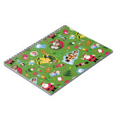 Buddy the Elf and Christmas Icons Pattern Notizblock (Linke Seite)