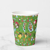 Buddy the Elf and Christmas Icons Pattern Pappbecher (Rechts)