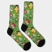 Buddy the Elf and Christmas Icons Pattern Socks Socken (Rechts)