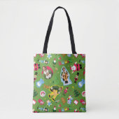 Buddy the Elf and Christmas Icons Pattern Tasche (Vorderseite)