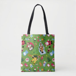Buddy the Elf and Christmas Icons Pattern Tasche