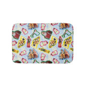 Buddy the Elf and Santa North Pole Pattern Badematte (Vorderseite)