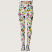 Buddy the Elf and Santa North Pole Pattern Leggings (Vorderseite)
