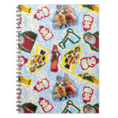 Buddy the Elf and Santa North Pole Pattern Notizblock (Vorderseite)