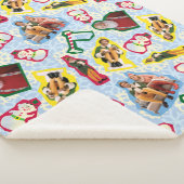 Buddy the Elf and Santa North Pole Pattern Sherpadecke (3/4)