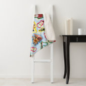 Buddy the Elf and Santa North Pole Pattern Sherpadecke (Beispiel)