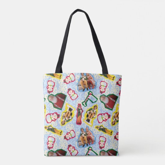 Buddy the Elf and Santa North Pole Pattern Tasche (Rückseite)