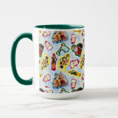 Buddy the Elf and Santa North Pole Pattern Tasse (Links)