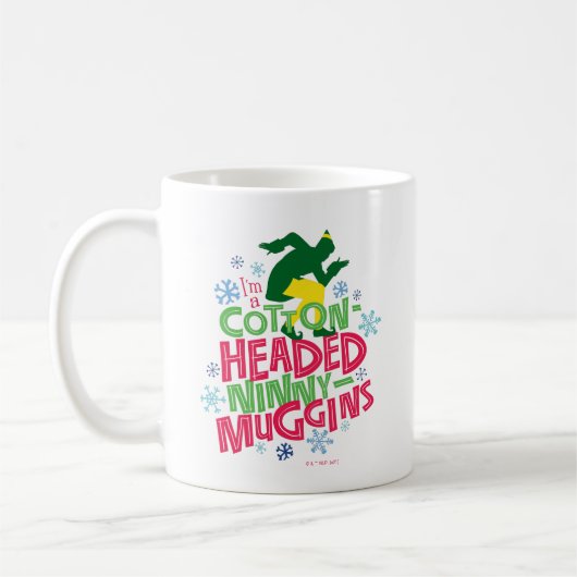 Buddy the Elf | Baumwolle mit Kopf Ninny-Muggins Kaffeetasse (Links)