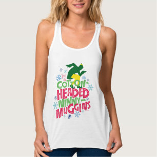 Buddy the Elf Baumwolle mit Kopf Ninny-Muggins Tank Top