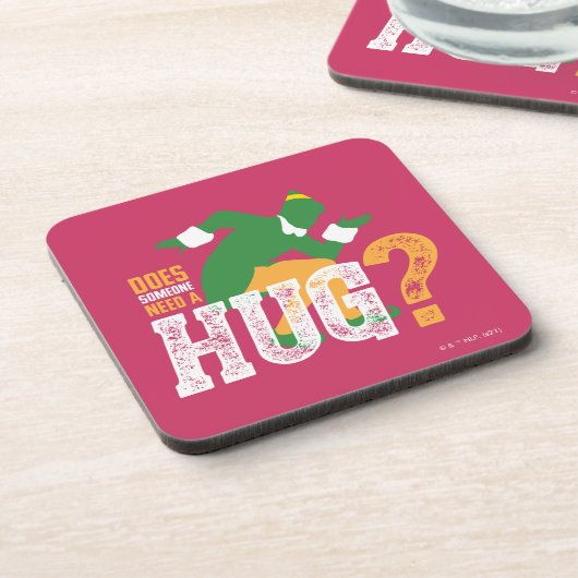 Buddy the Elf | Benötigt jemand eine Umarmung? Getränkeuntersetzer (Linke Seite)