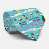 Buddy the Elf Candy Pattern Krawatte (Gerollt)