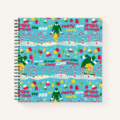 Buddy the Elf Candy Pattern Notizblock (Vorderseite)